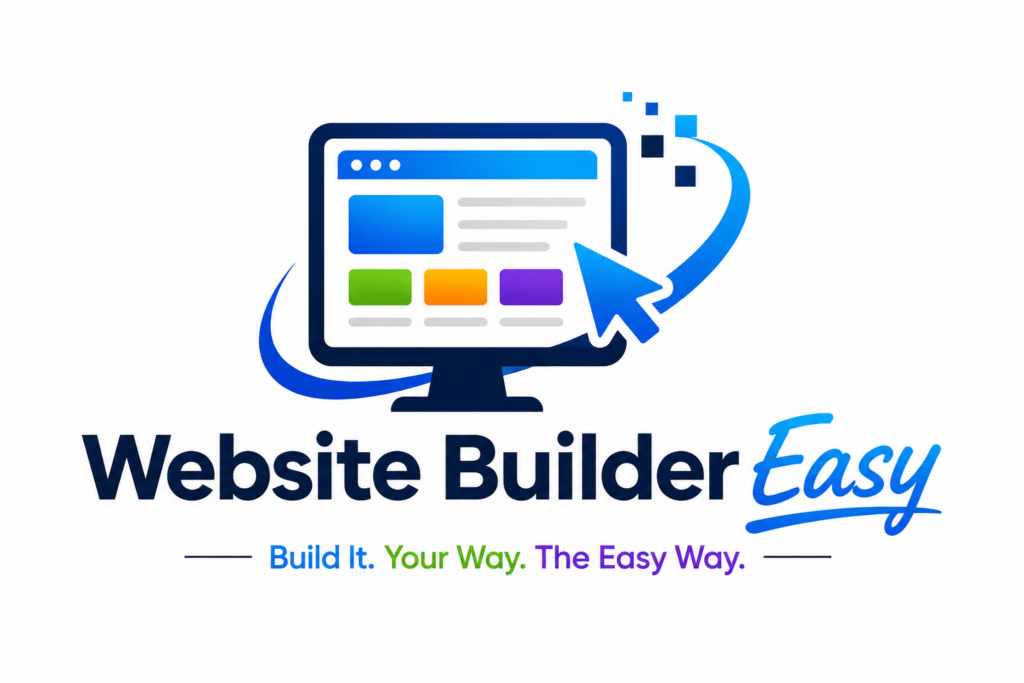 Website Builder Easy eBook step-by-step guide to build a professional website PDF cover